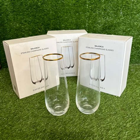 stemless wine glasses david jones